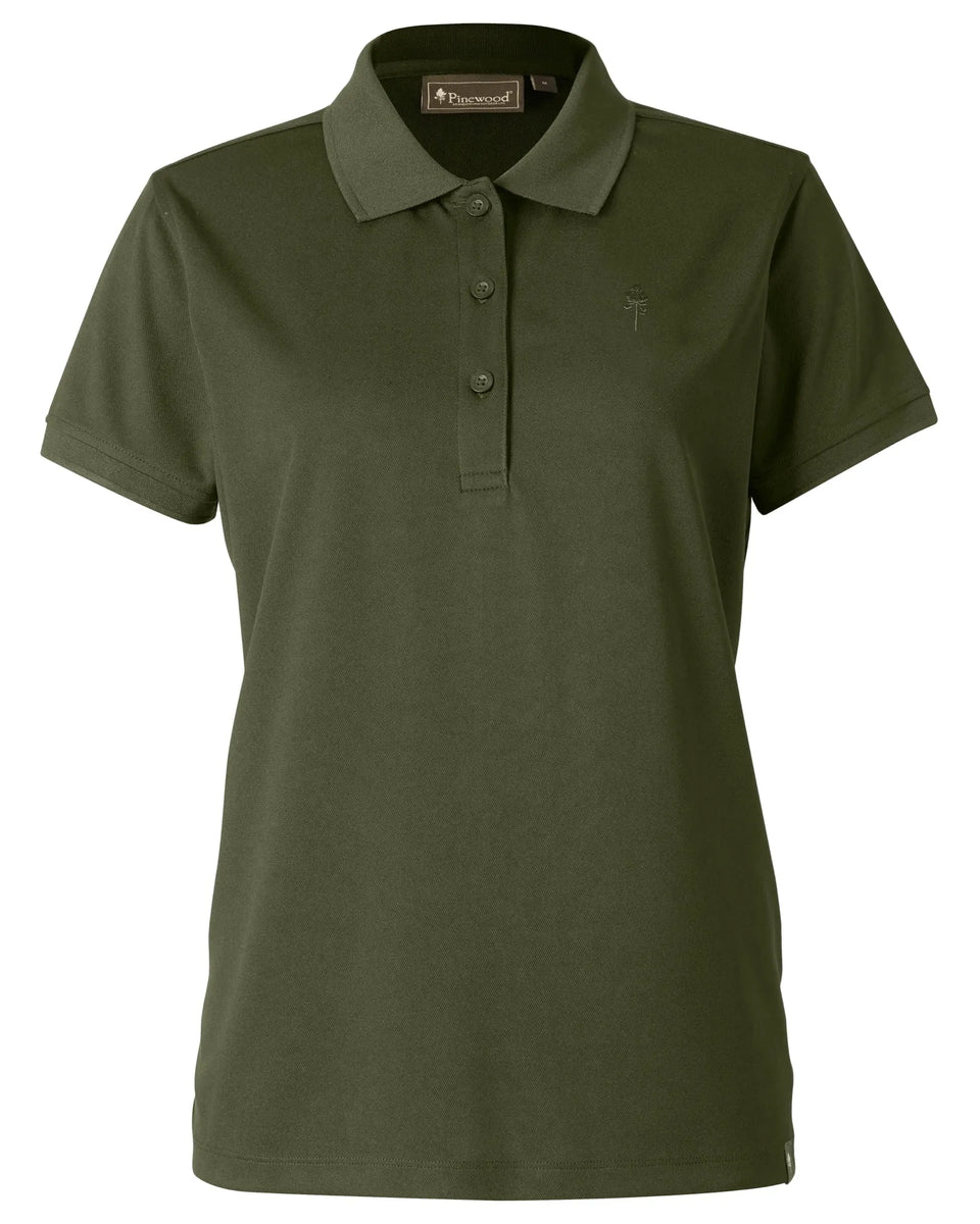 9318-100-01_Pinewood-Ramsey-Coolmax-Polo-Shirt-Womens_Black_BLANK_tree_BLANK_logo