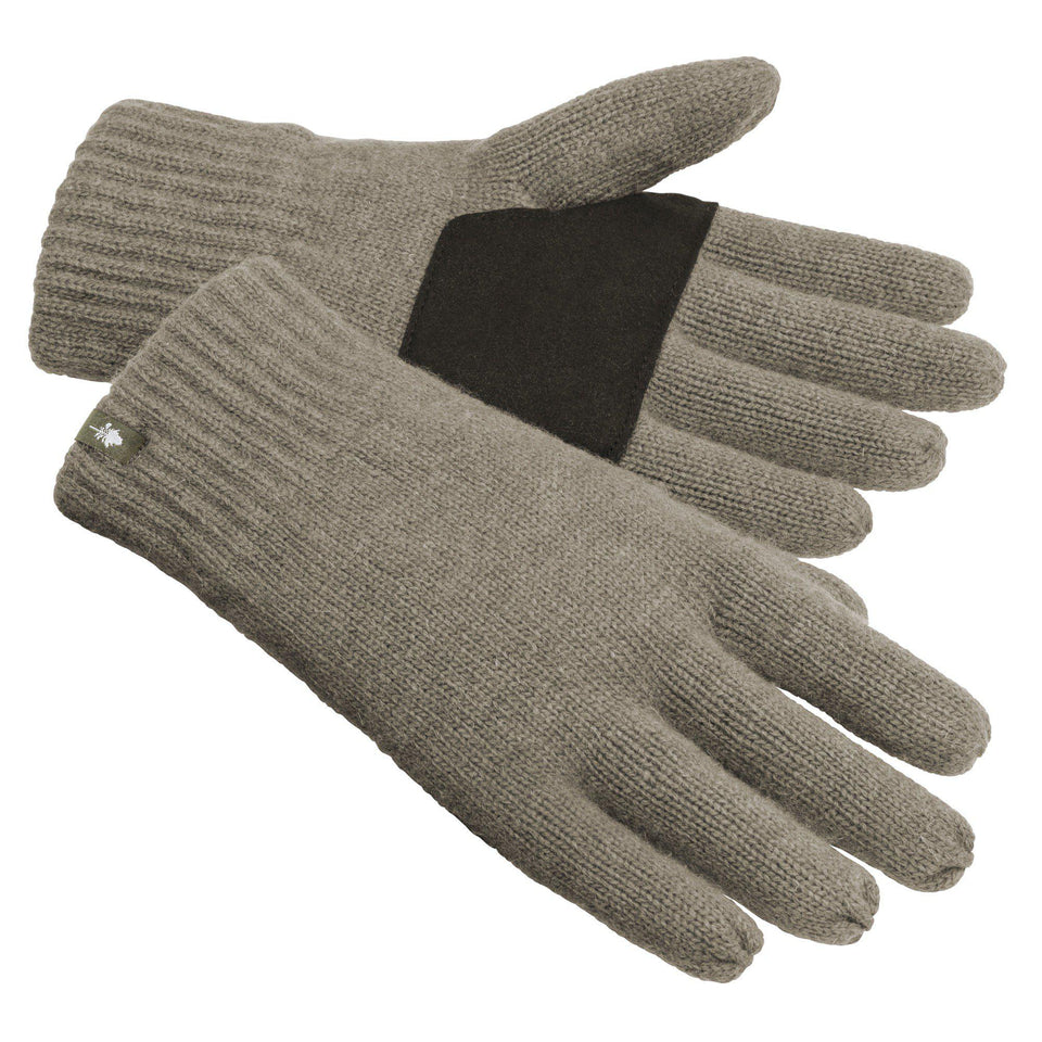 1122-234-01_Pinewood-Knitted-Wool-5-Finger-Glove_Mole-Melange