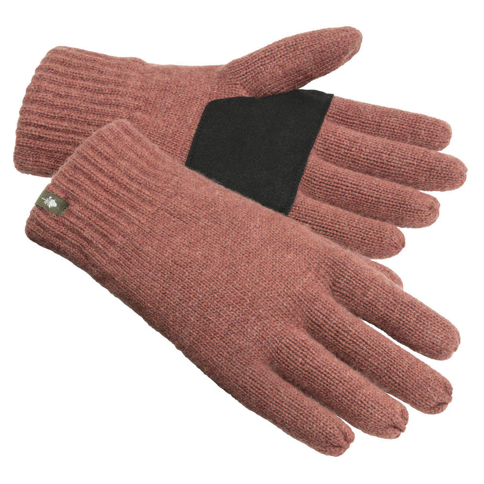 1122-594-01_Pinewood-Knitted-Wool-5-Finger-Glove_Rusty-Pink-Melange
