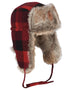 1420-518-01_Pinewood-Classic-Checked-fur-Hat_Red-Black