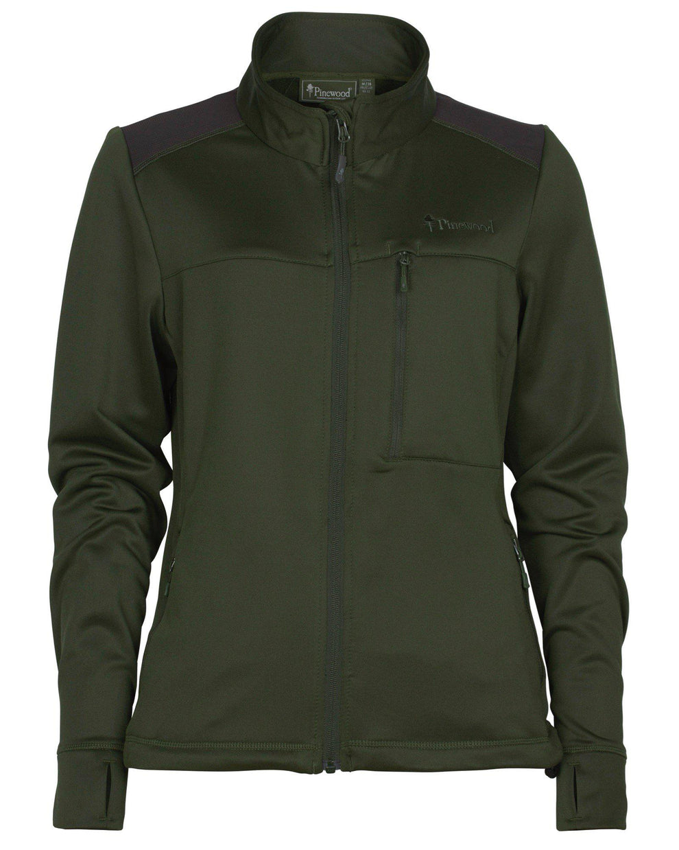 3209-135-01_Pinewood-Abisko-Power-Fleece-Jacket-Womens_Moss-Green