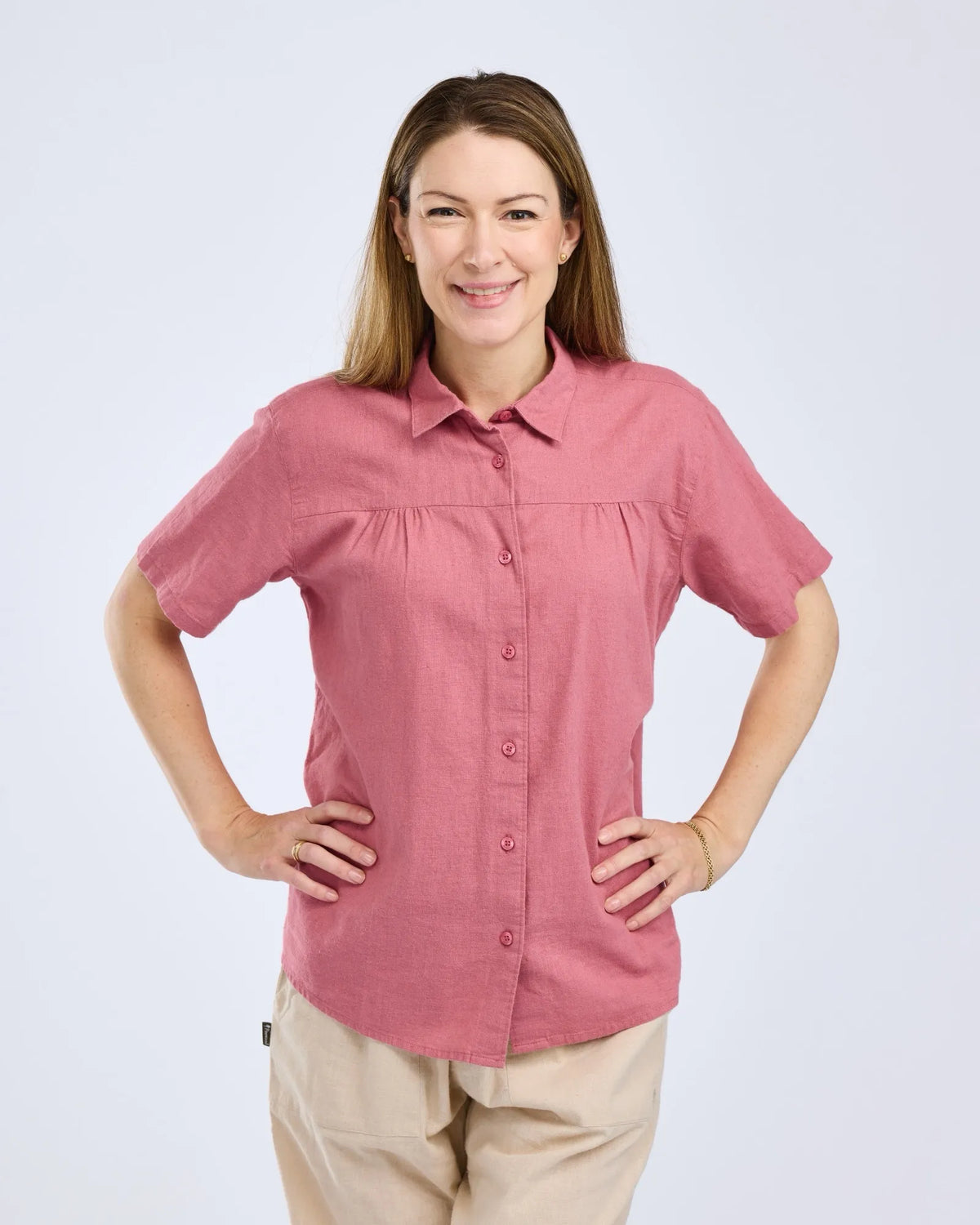 Kortärmade Skjortor Dam