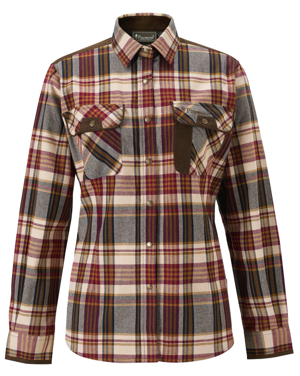 3428-838-01_Pinewood-Prestwick-Exclusive-Shirt-Womens_Bordeaux-Beige