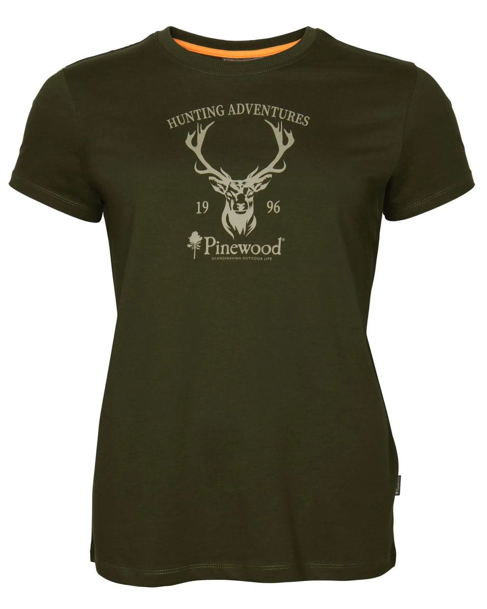 3452-100-01_Pinewood-Red-Deer-TShirt-Womens_Green