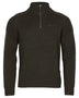 5106-142-01_Varnamo-T-Neck-Sweater-Mens_Dark-Green-Melange