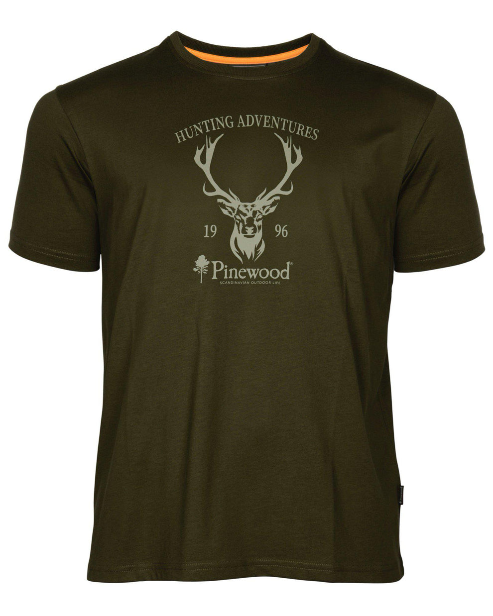 5452-100-01_Pinewood_Red-Deer-T-Shirt-Mens_Green