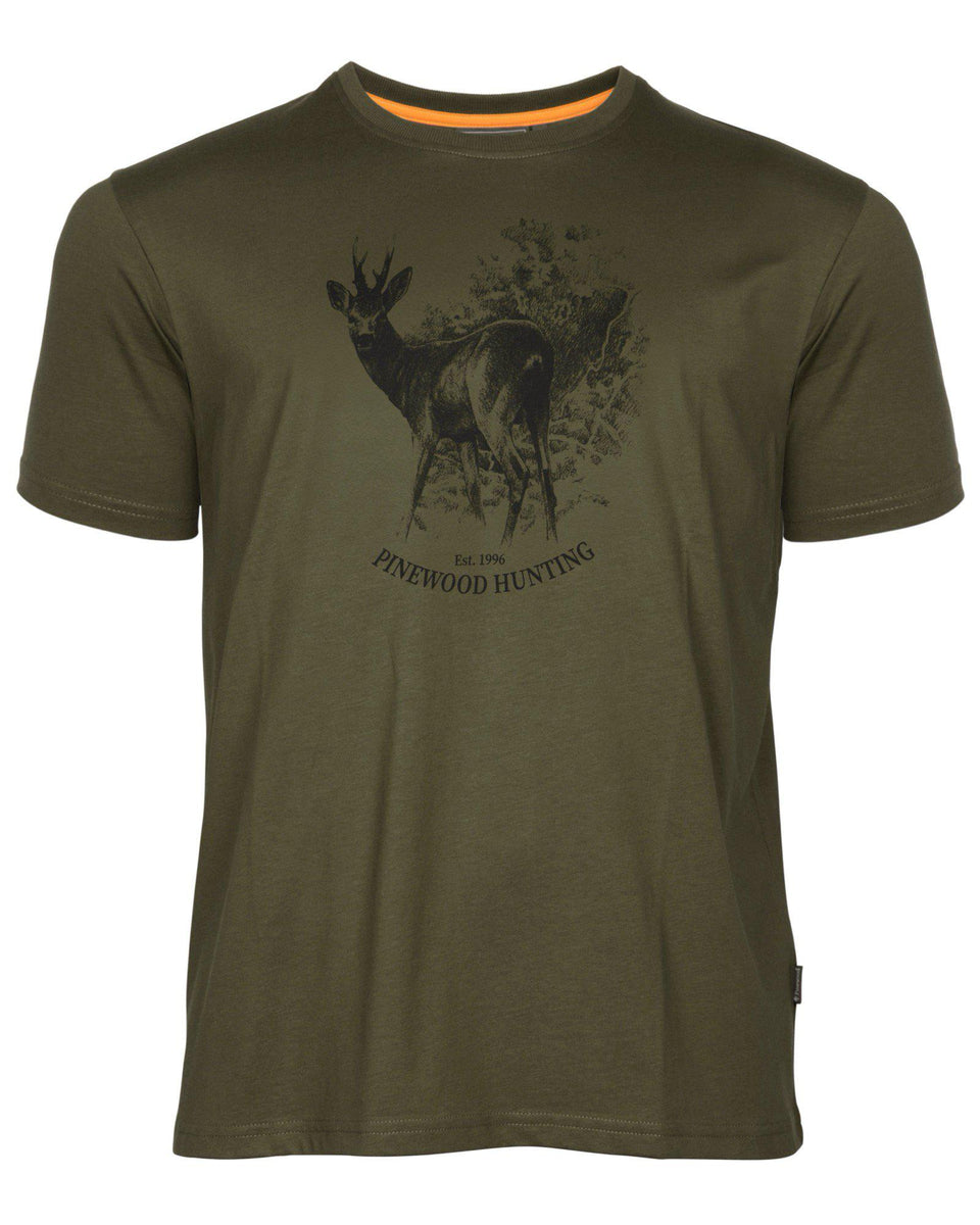 5455-107-01_Pinewood-Roe-Deer-T-Shirt-Mens_Olive