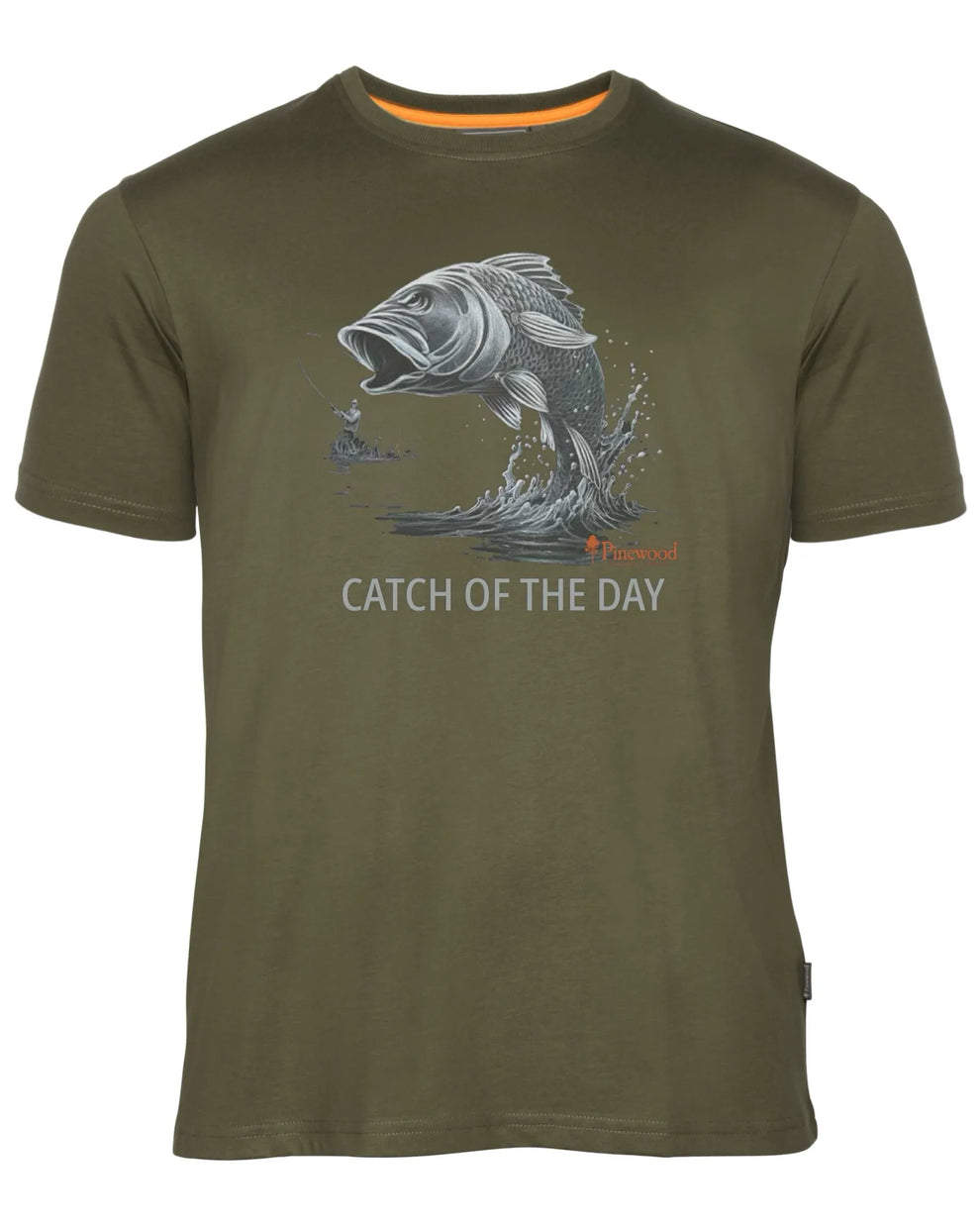 5465-107-01_Pinewood-Fish-T-Shirt-Mens_Olive