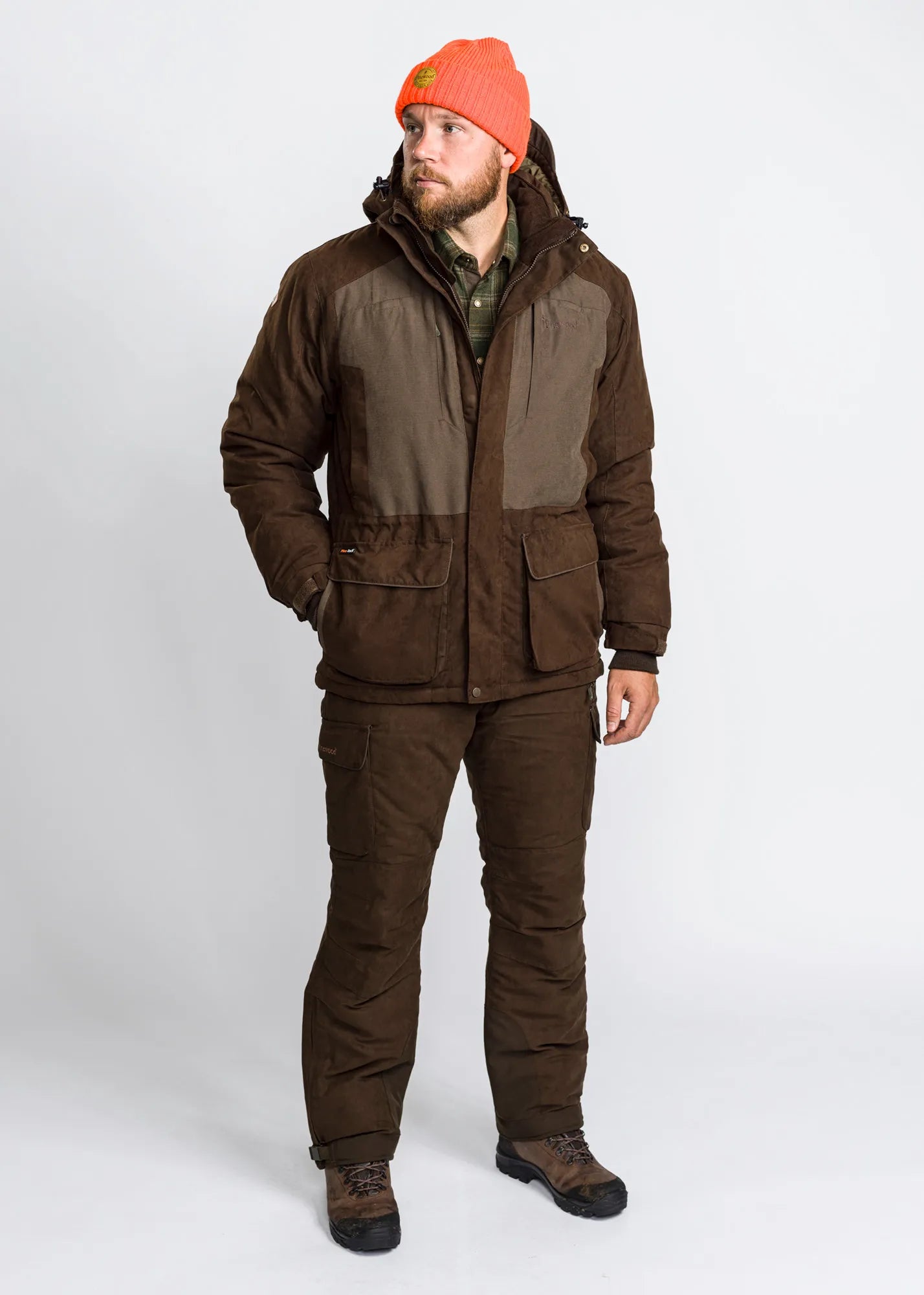 Giacca Da Caccia Impermeabile Pinewood Abisko 2.0 Camou - Calda E Tecnologica
