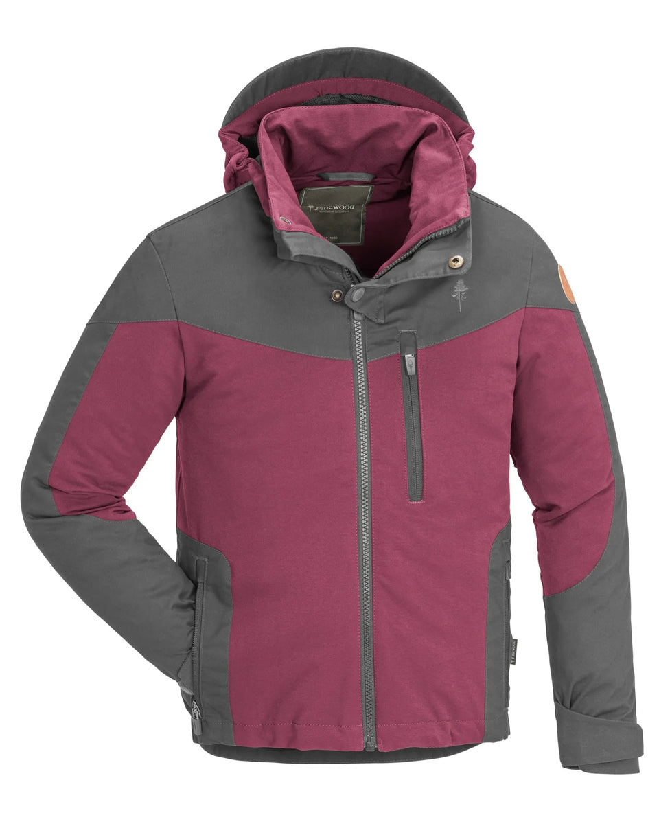 6303-582-01_Pinewood-Kids-Jacket-Finnveden-Hybrid-Plum-Dark-Anthracite