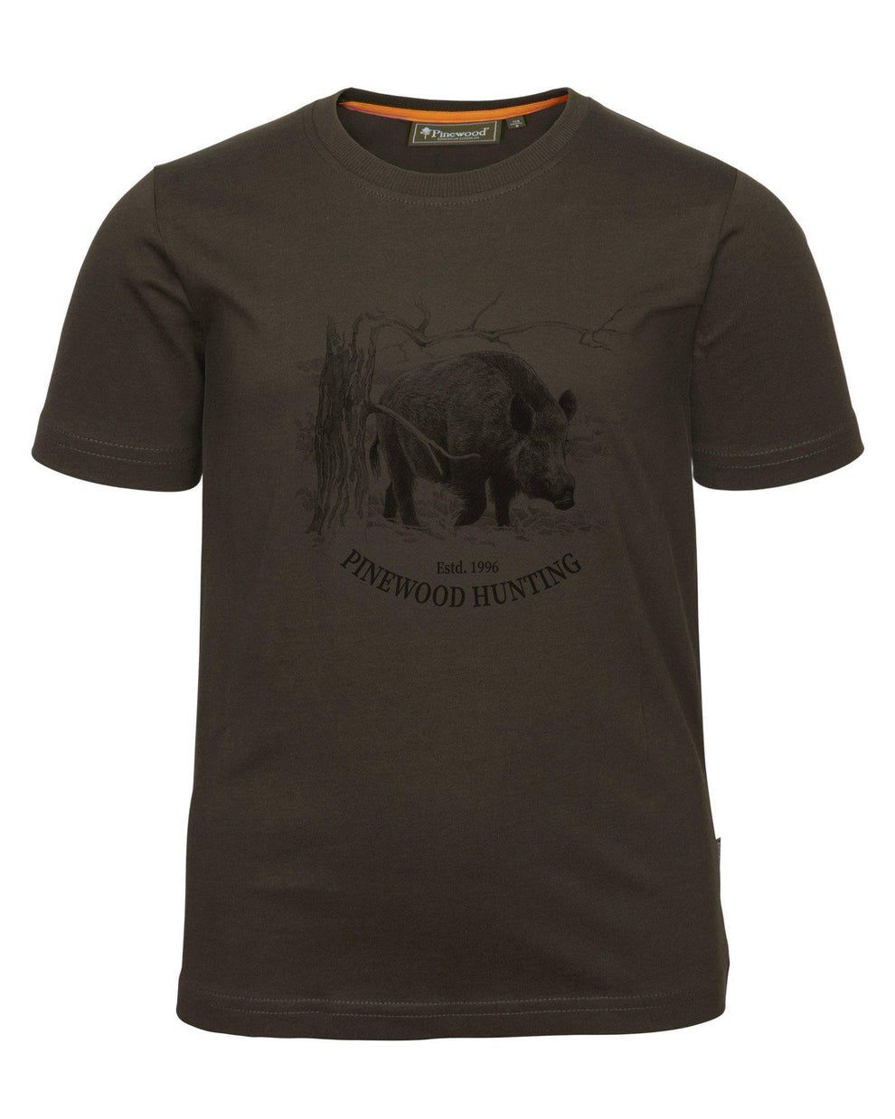 6451-241-01_Pinewood-Wildboar-T-Shirt-Kids_Suede-Brown