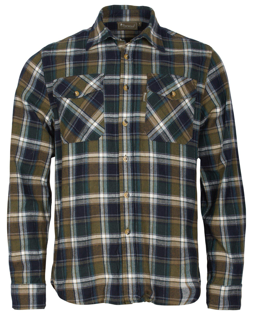 9026-711-01_Pinewood-Harjedalen-Shirt-Mens_Green-Navy