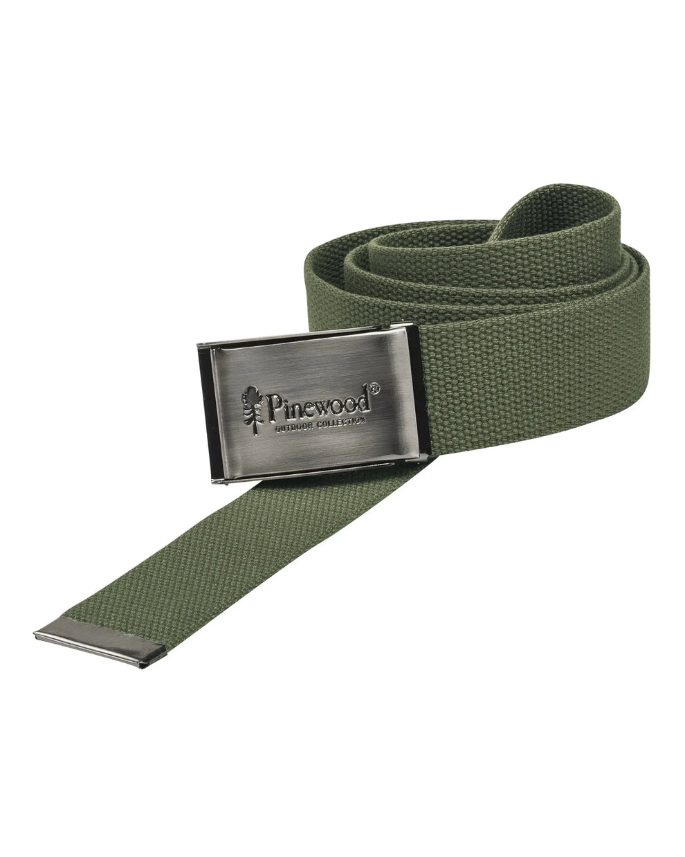 9199-107-01_Pinewood-Canvas-Belt_Olive-Green