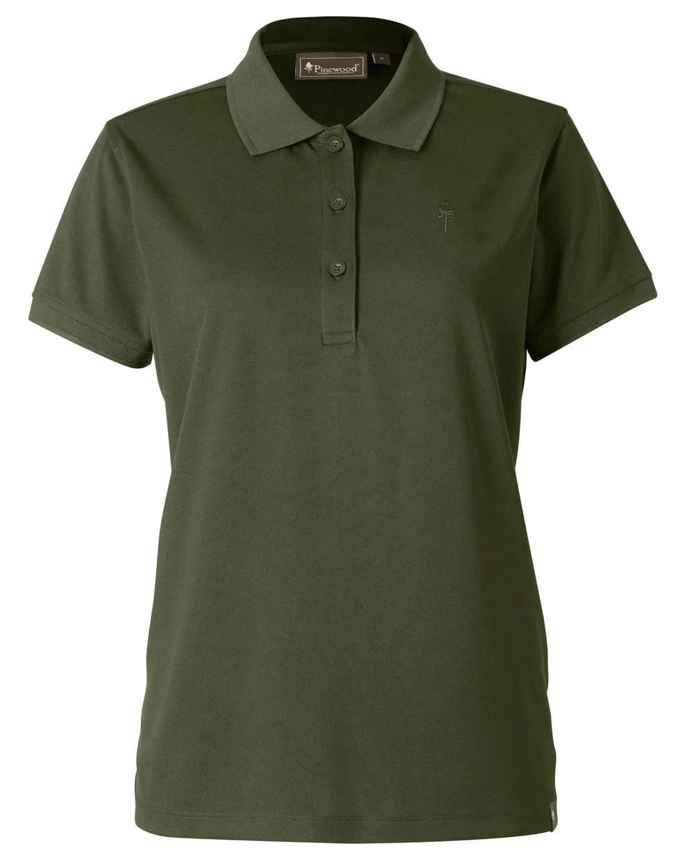 9318-100-01_Pinewood-Ramsey-Coolmax-Polo-Shirt-Womens_Black_BLANK_tree_BLANK_logo