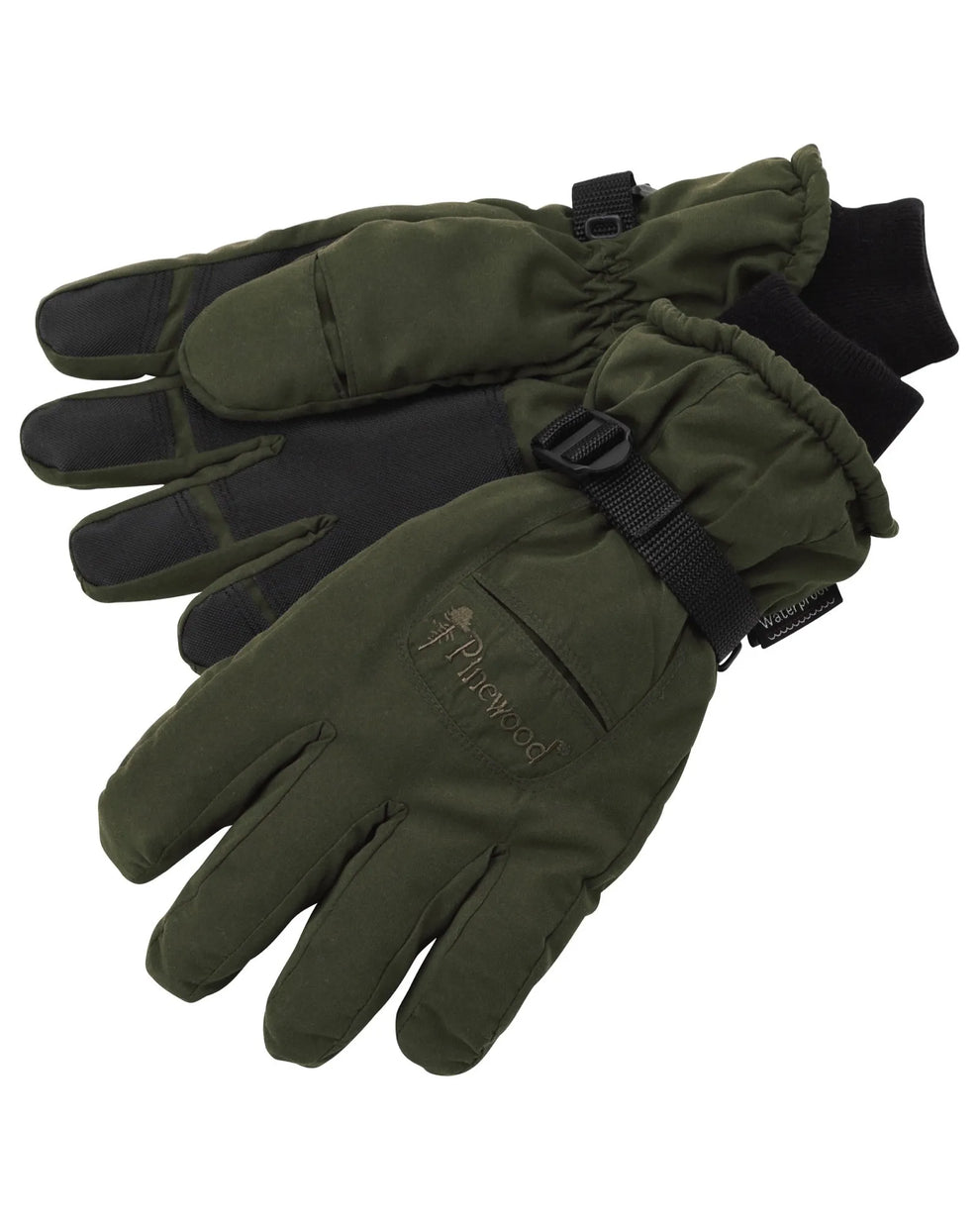fleece handschuhe mit membran Pinewood® Handschuh Membran / Moss Green
