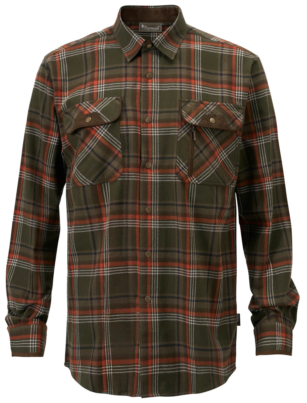 9428-766-01_Pinewood-Prestwick-Exclusive-shirt-Mens_Green-BurnedOrange 12941