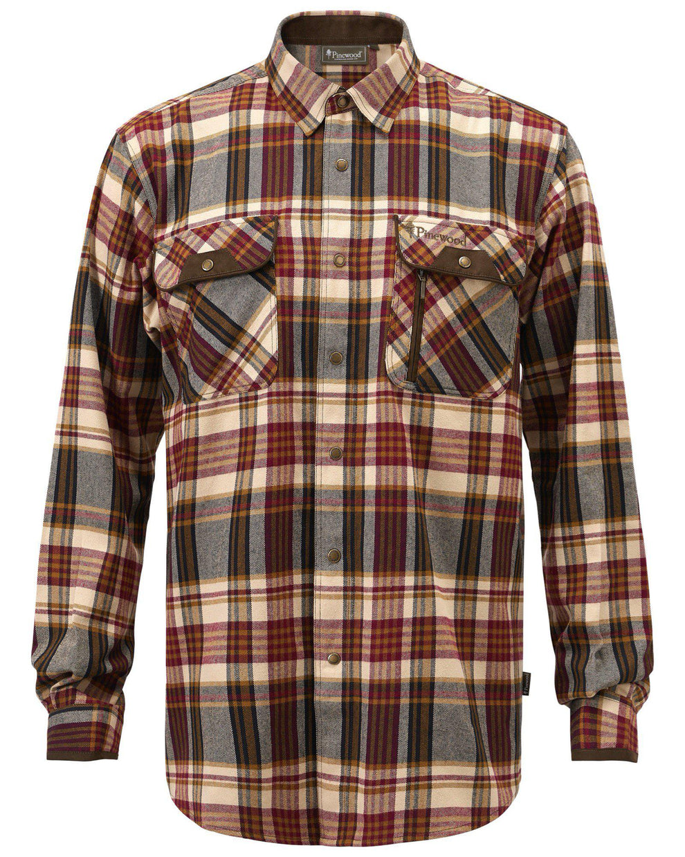 9428-838-01_Pinewood-Prestwick-Exclusive-shirt-Mens_Bordeaux-Beige