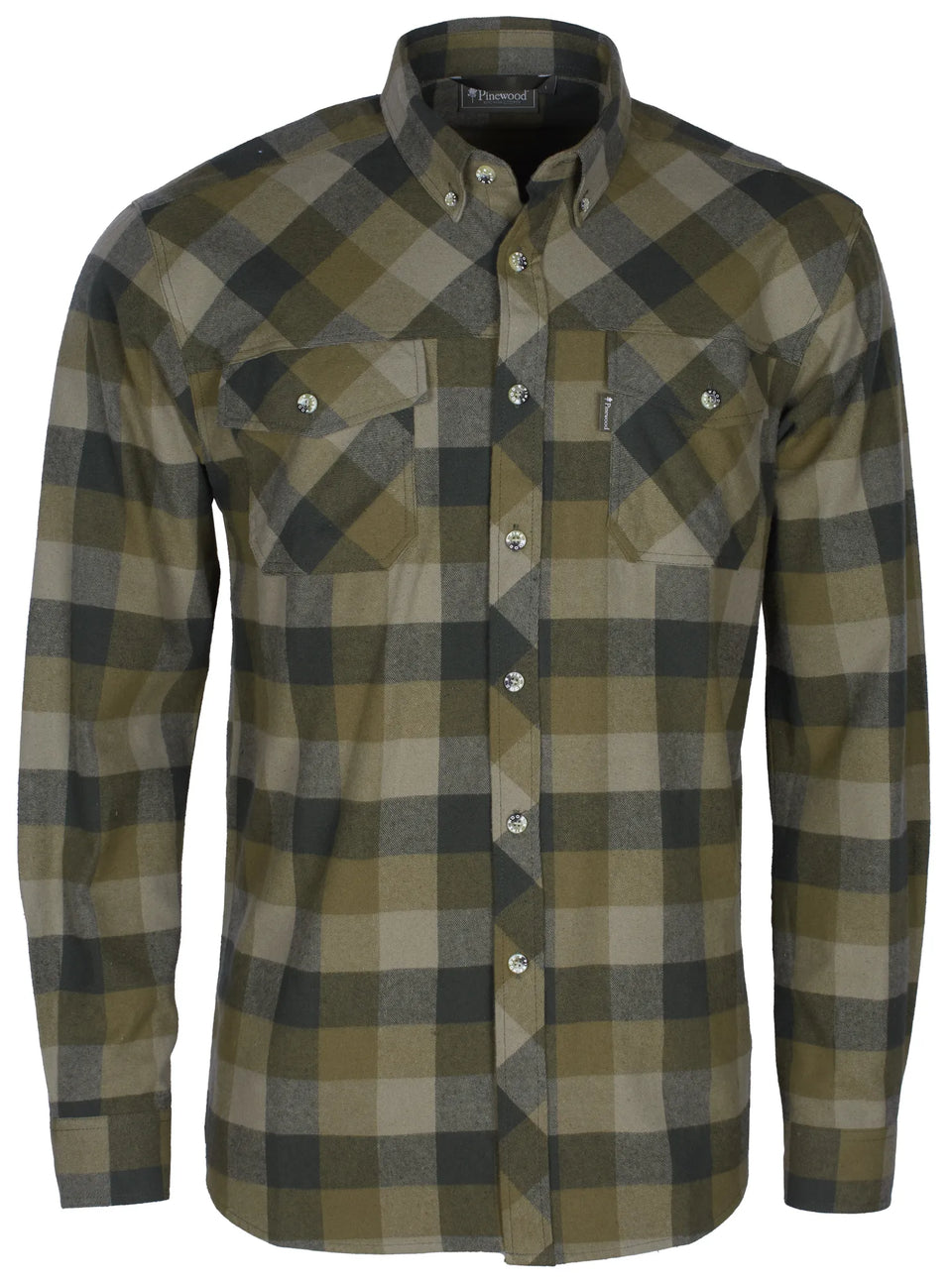 9525-189-01_Pinewood-Lumbo-Shirt-Mens_Olive-Suede-Brown_BLANK_3815