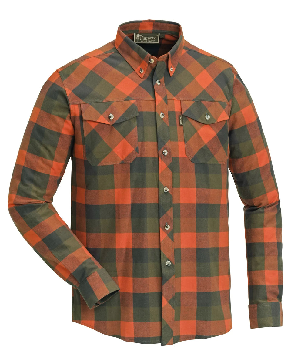 9525-540-01_Pinewood-Shirt-Lumbo_Terracotta-Green
