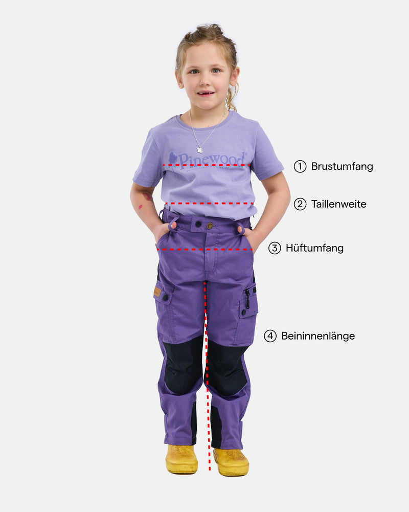 Apparel measurement guide for Kids