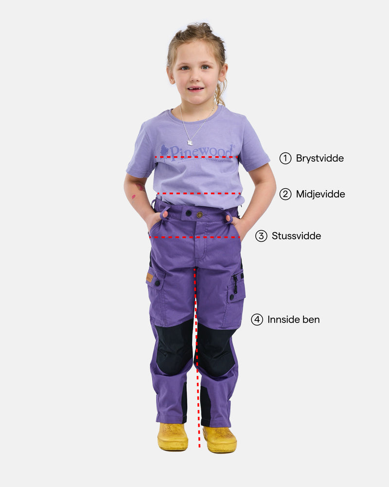 Apparel measurement guide for Kids
